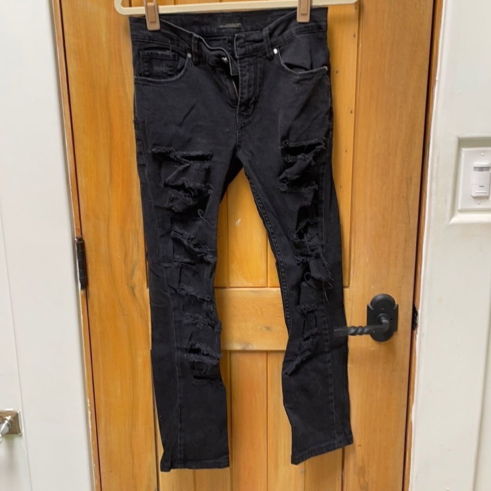 Black tag by Zara jeans men unisex sz usa 30